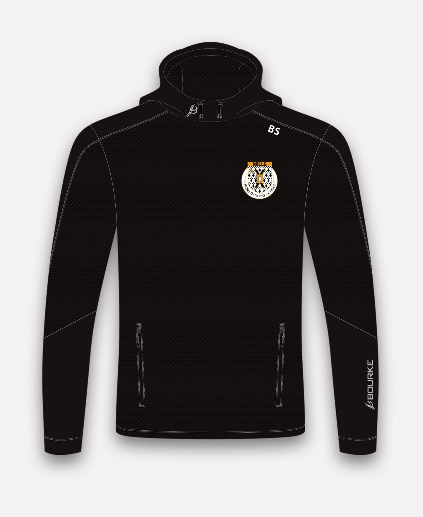 Mills Irish Dancing Croga Hoody (Black)