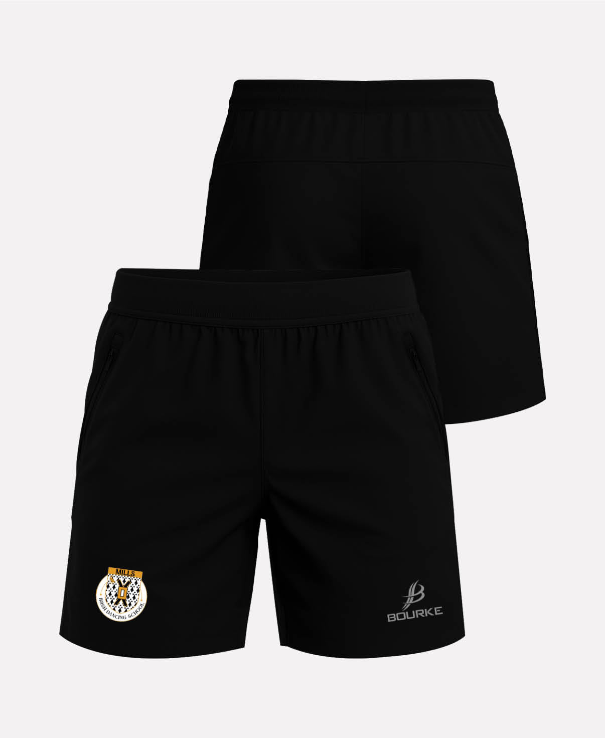 Mills Irish Dancing FORTIS Gym Shorts (Black)