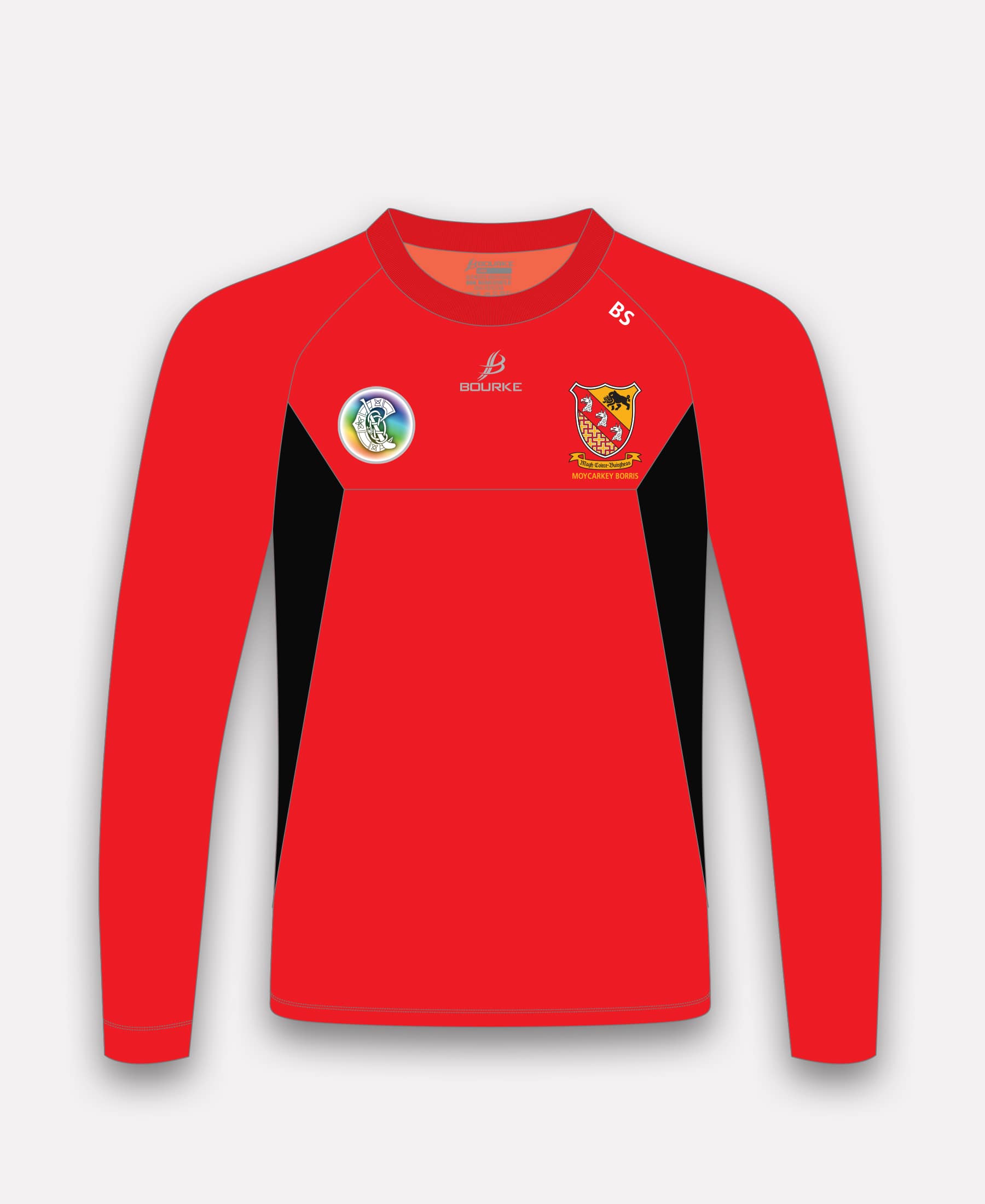 Moycarkey Borris Camogie BARR Crew Neck (Red/Black)