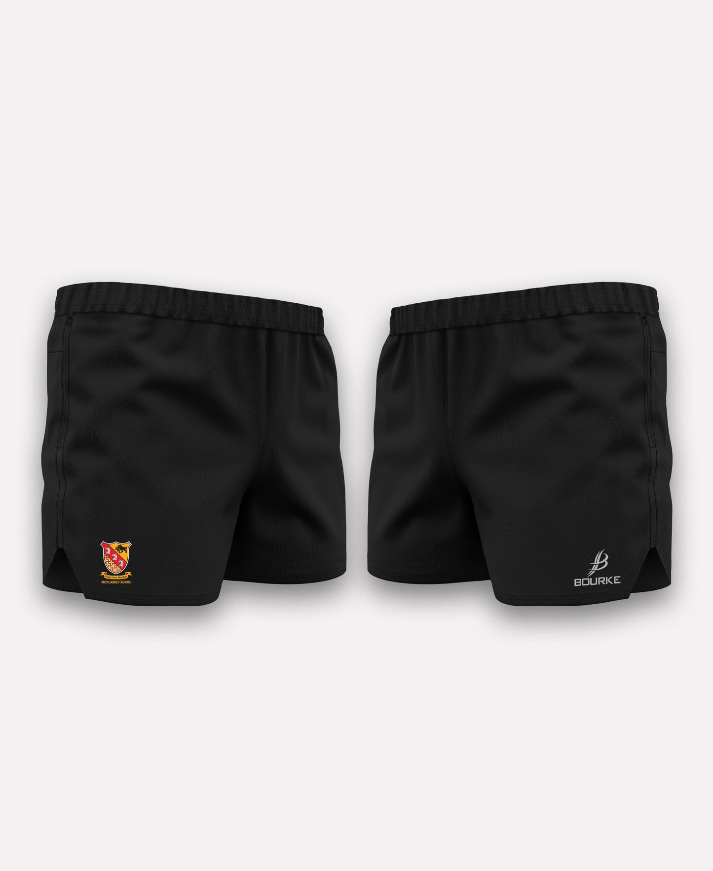 Moycarkey Borris Camogie BARR Gym Shorts (Black)