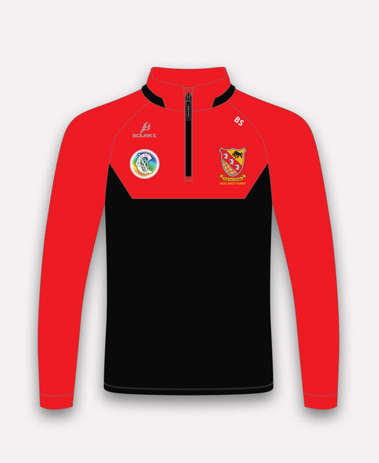 Moycarkey Borris Camogie BARR Half Zip (Black/Red)