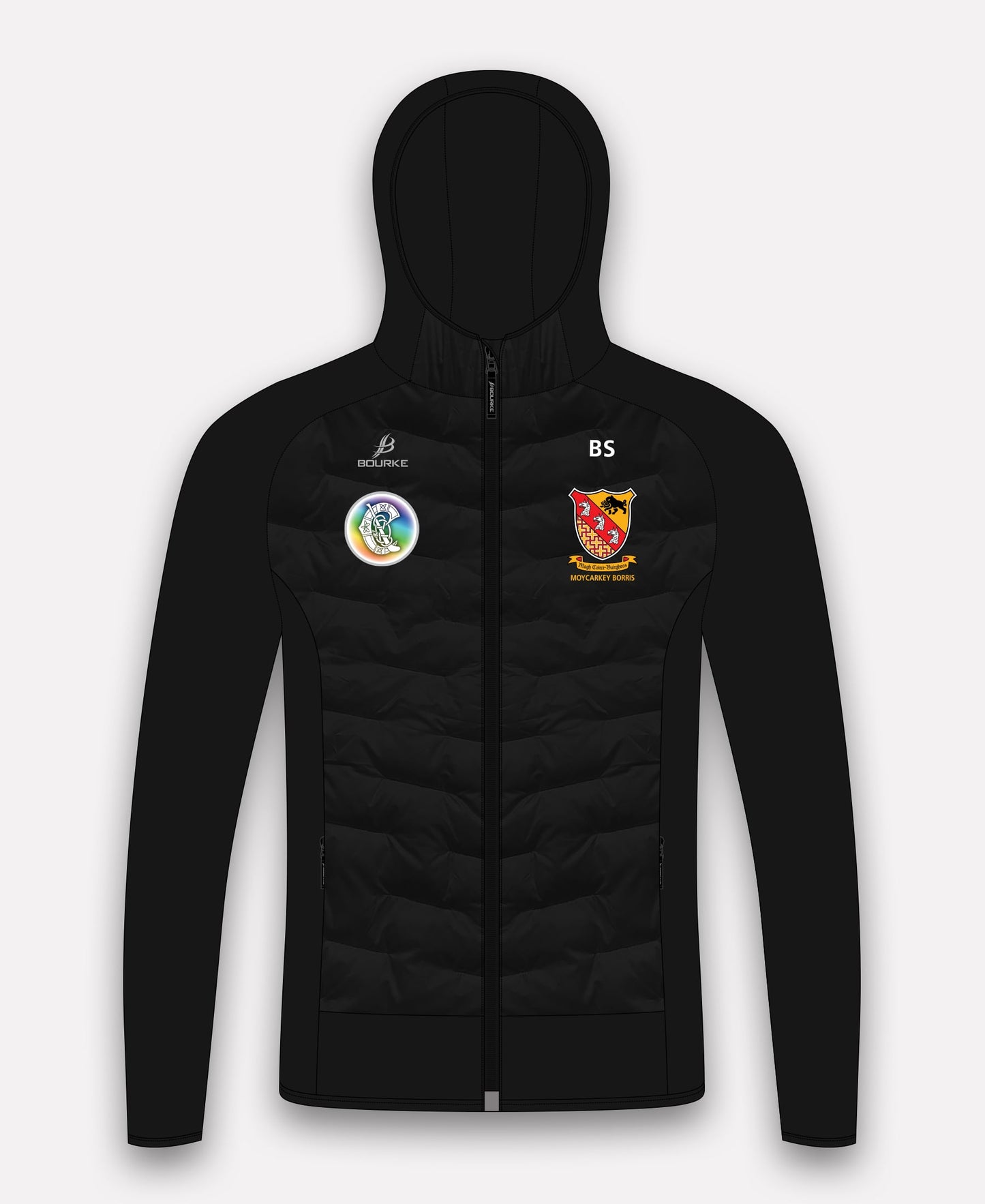 Moycarkey Borris Camogie Croga Ladies Hybrid Jacket (Black)