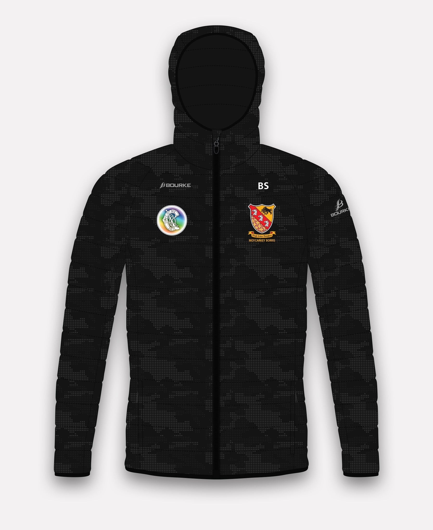 Moycarkey Borris Camogie Reflective Camo Jacket (Black)