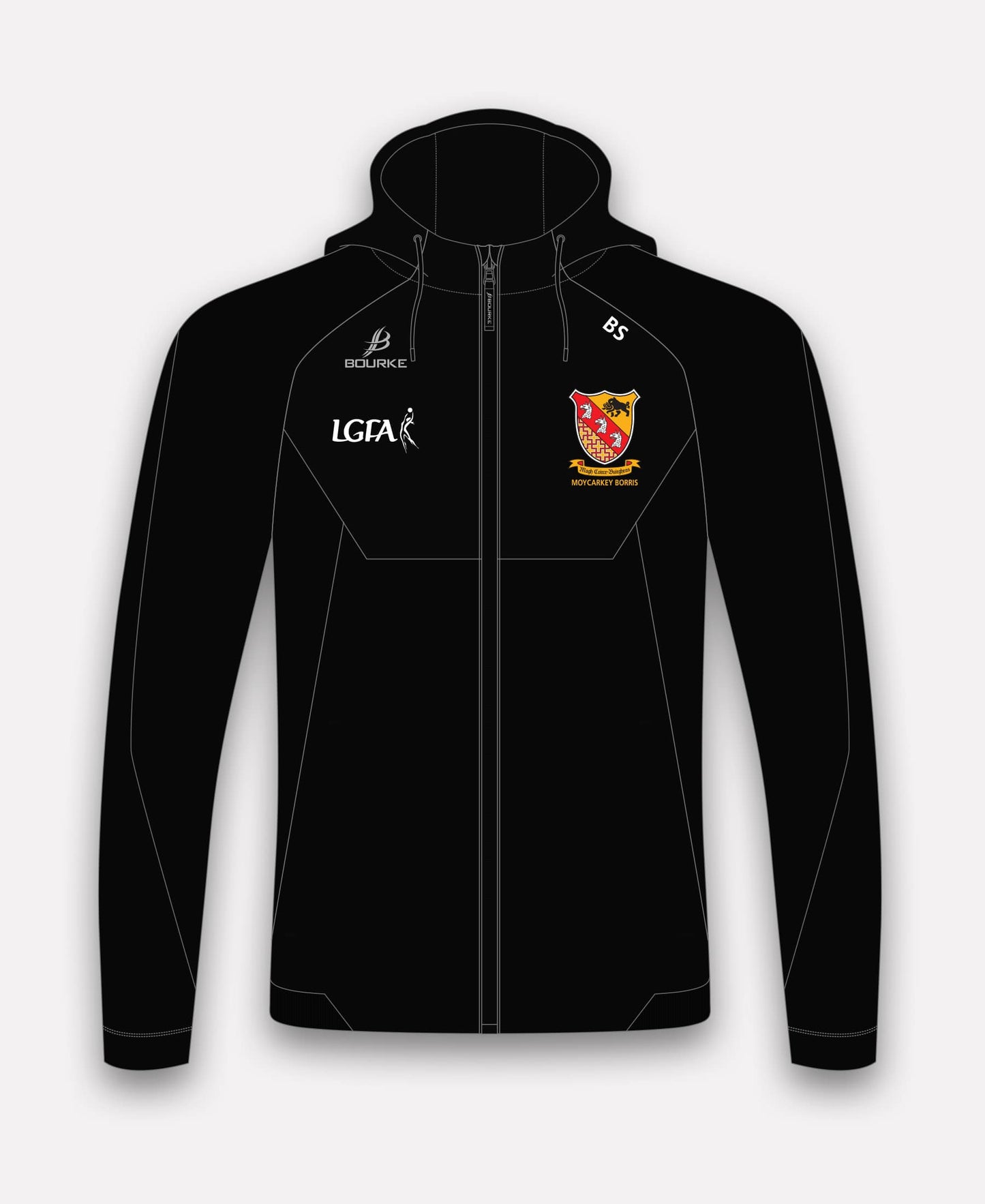 Moycarkey Borris LGFA BARR Hoody (Black)