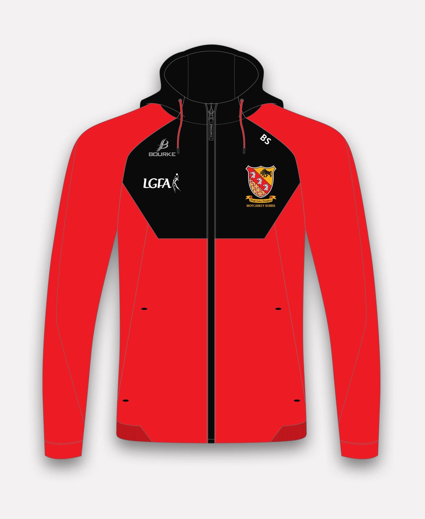 Moycarkey Borris LGFA BARR Hoody (Black/Red)