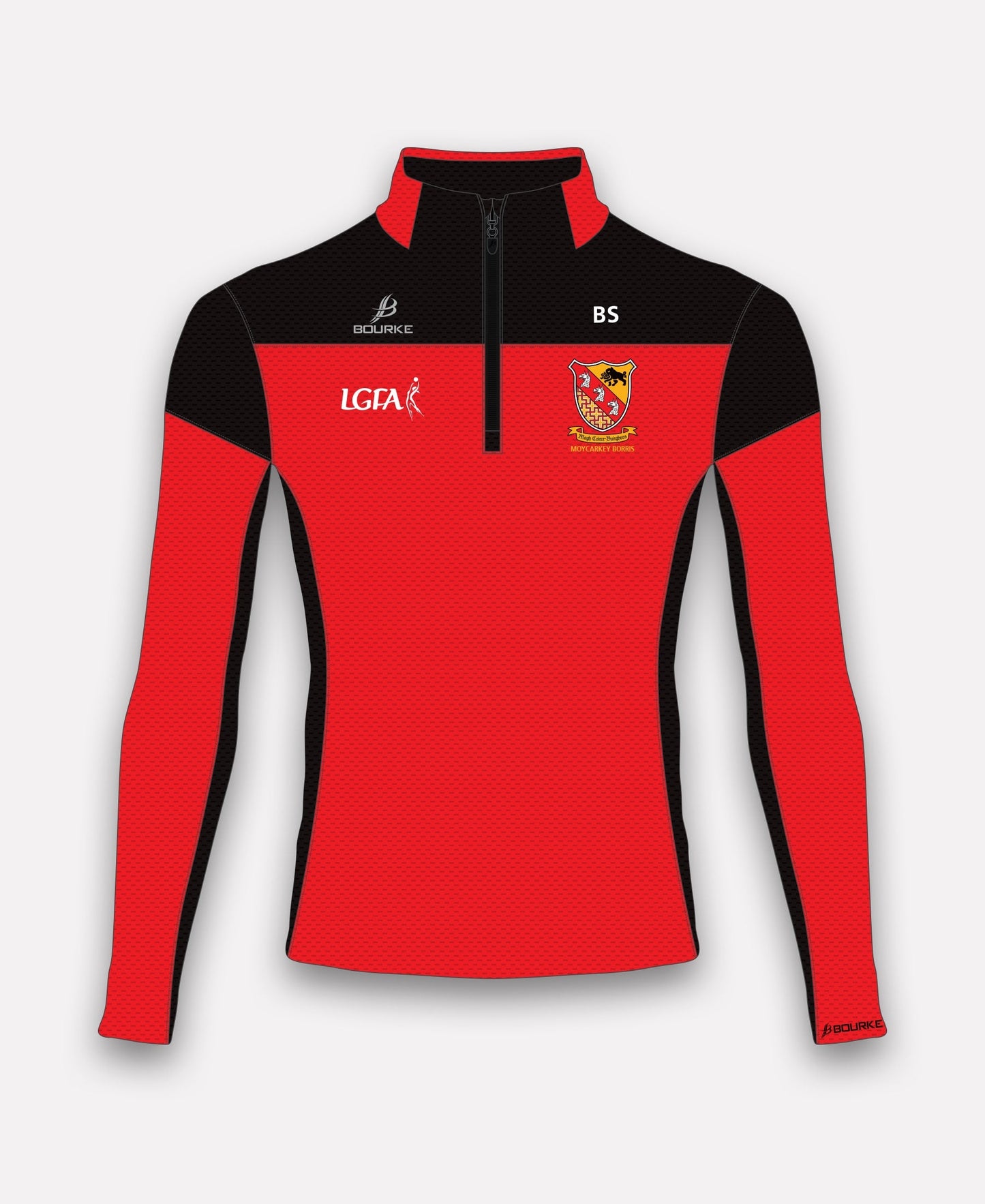 Moycarkey Borris LGFA TACA Half Zip (Red/Black)