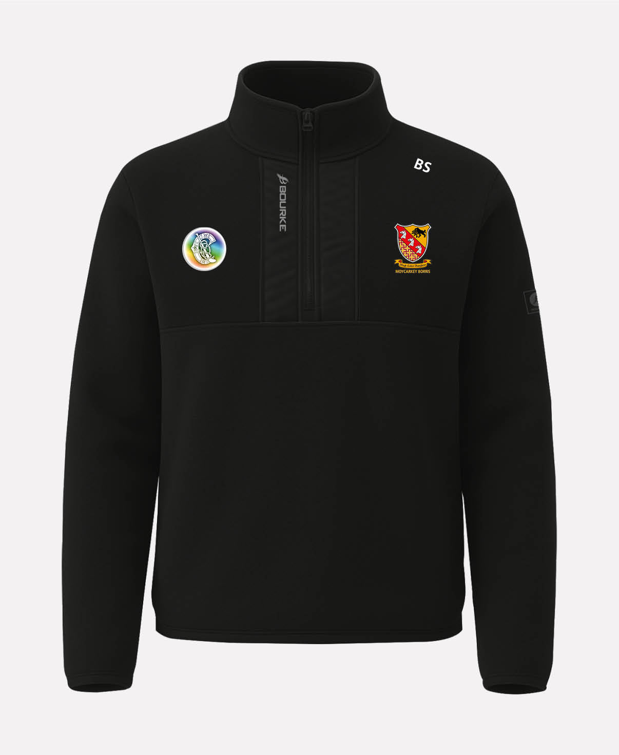 Moycarkey Borris Camogie TEASRA Half Zip Fleece (Black)