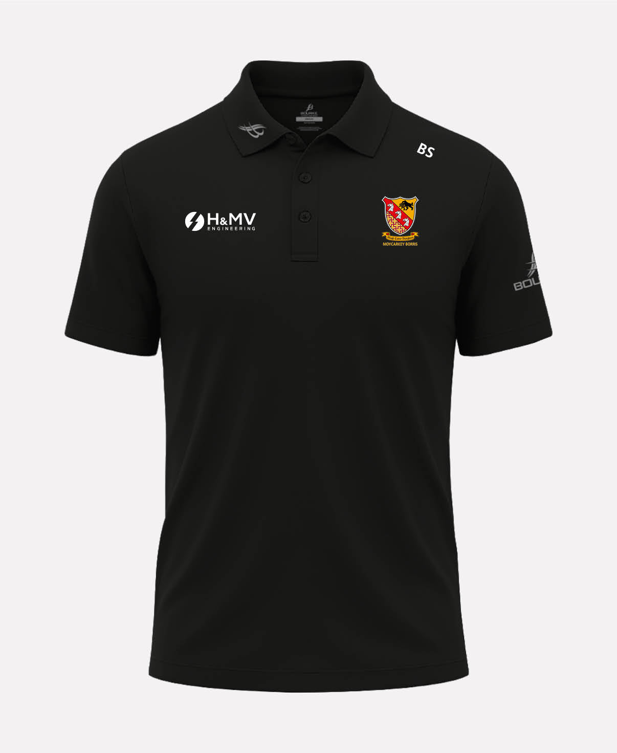 Moycarkey Borris GAA FORTIS Polo Shirt (Black)