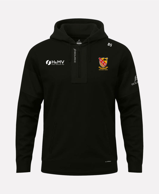 Moycarkey Borris GAA TEASRA Half Zip Hoodie (Black)