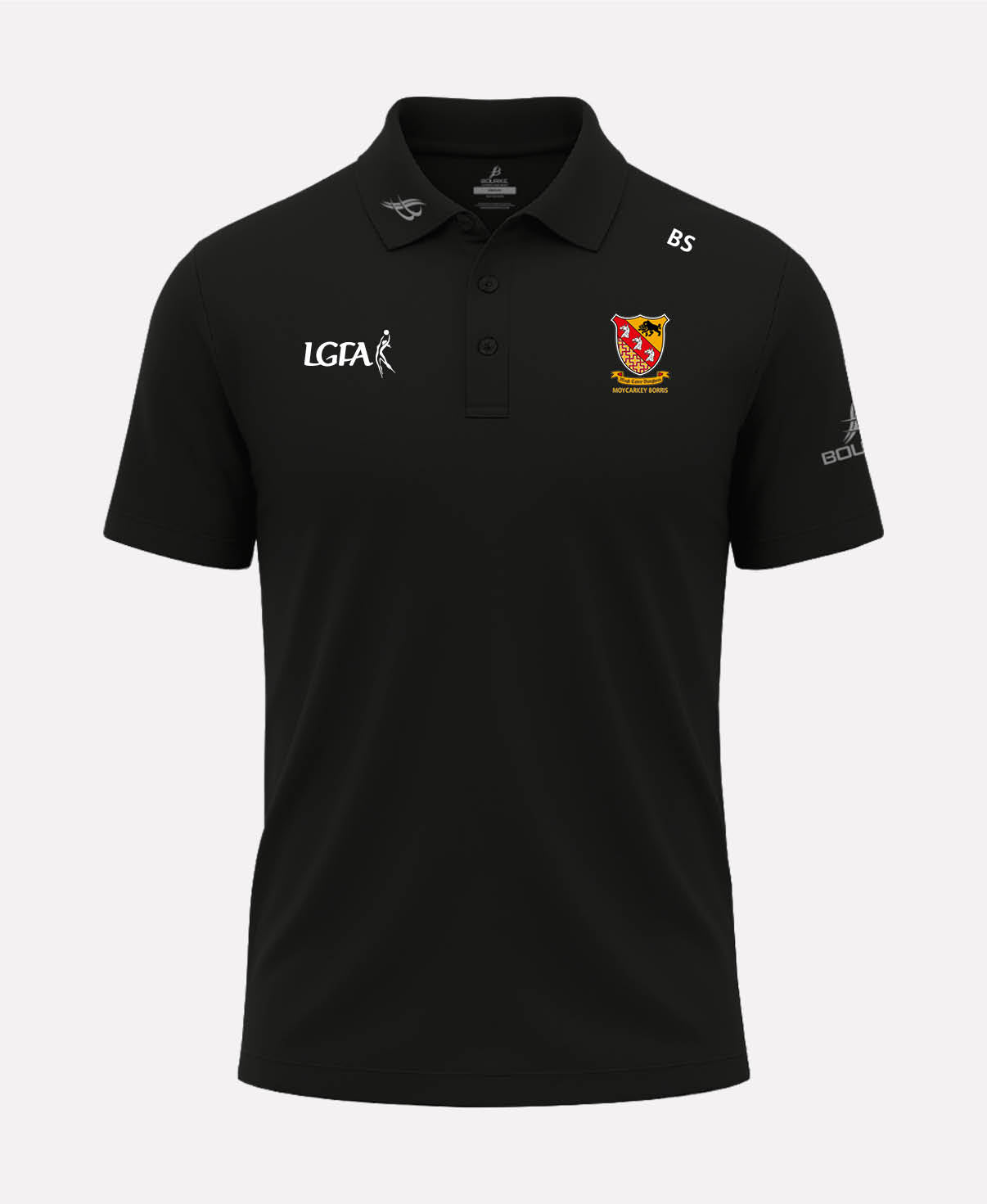 Moycarkey Borris LGFA FORTIS Polo Shirt (Black)