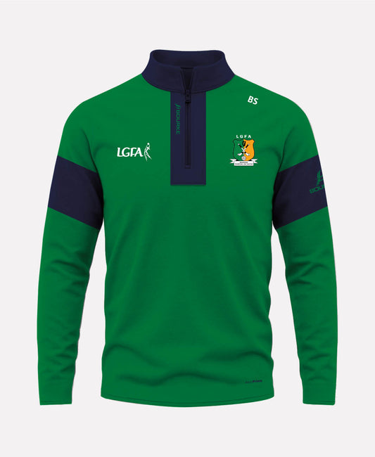 Moyne Templetuohy LGFA TEASRA Half Zip (Navy/Green)