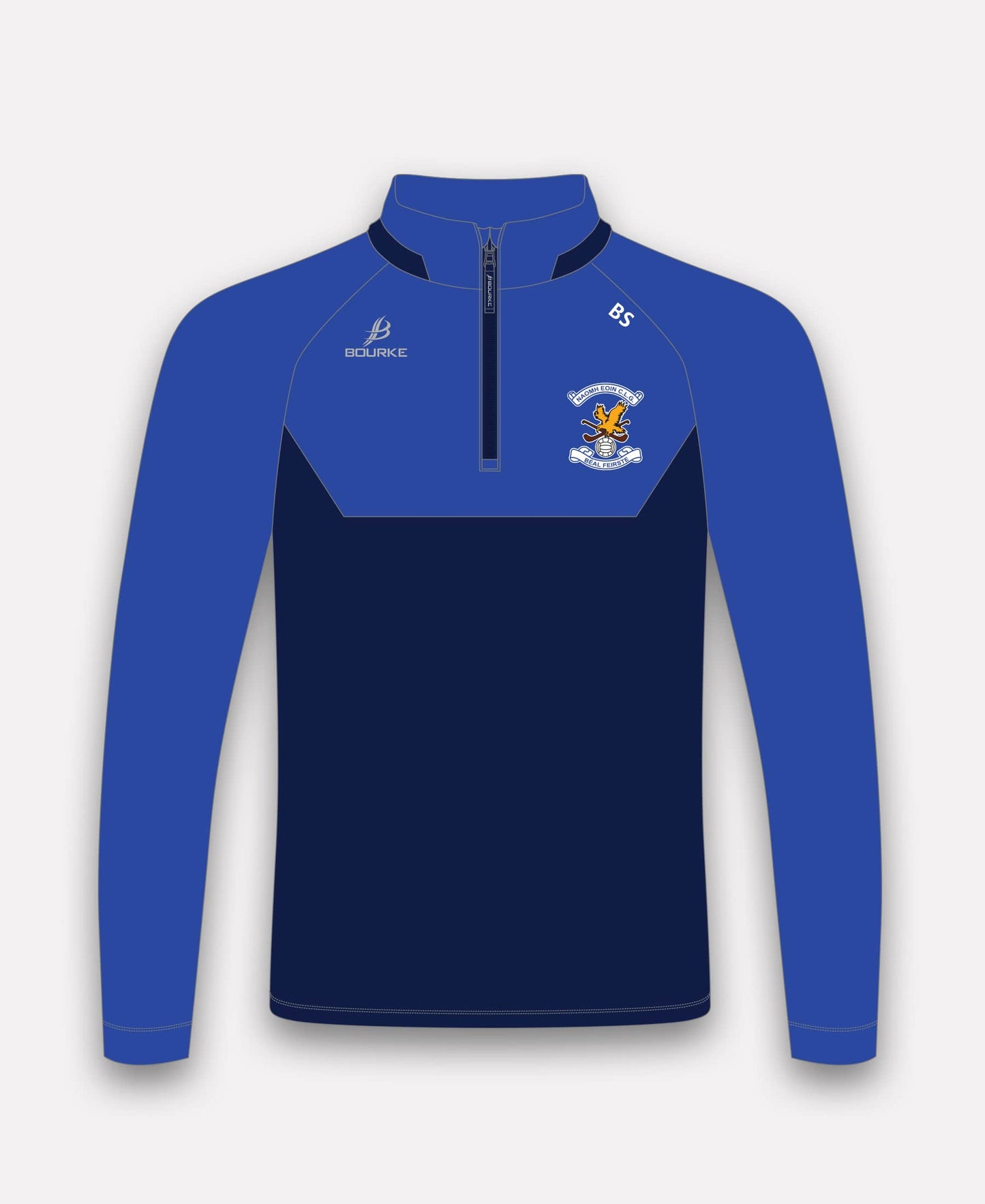 Naomh Eoin GAA Belfast BARR Half Zip (Navy/Blue)