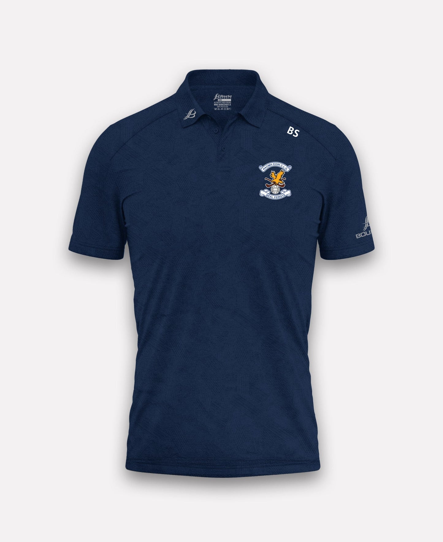 Naomh Eoin GAA Belfast BARR Polo Shirt (Navy)