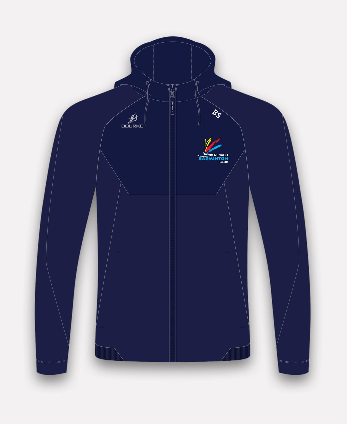 Nenagh Badminton Club BARR Hoody (Navy)