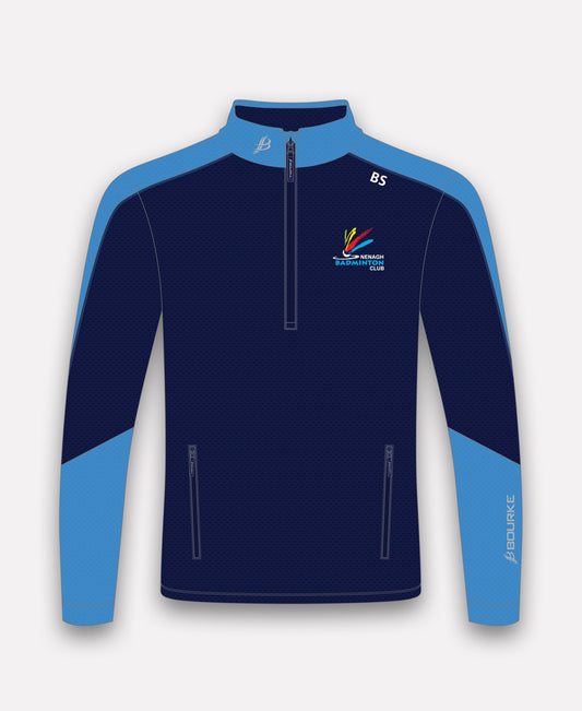 Nenagh Badminton Club Croga Half Zip (Navy/Sky)