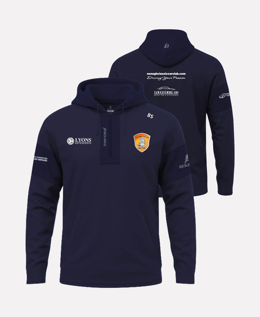 Nenagh Classic Car Club TEASRA Half Zip Hoodie (Navy)
