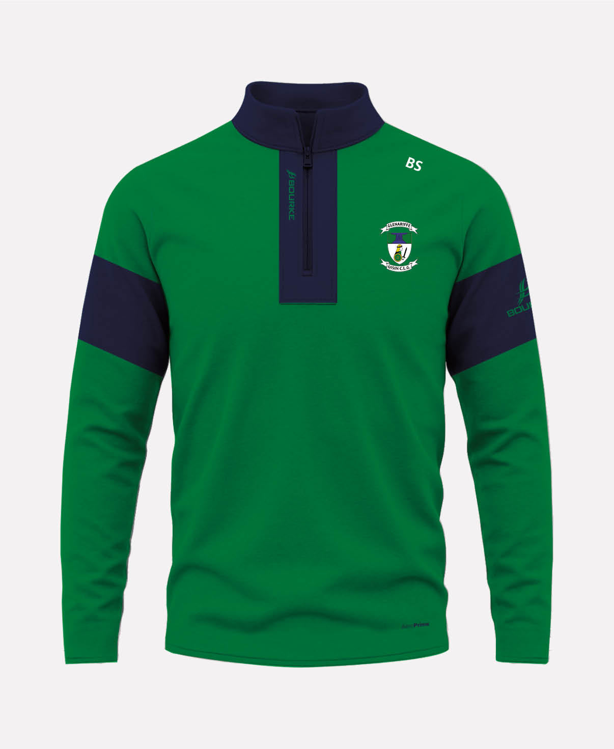 Oisin Glenariffe TEASRA Half Zip (Navy/Green)