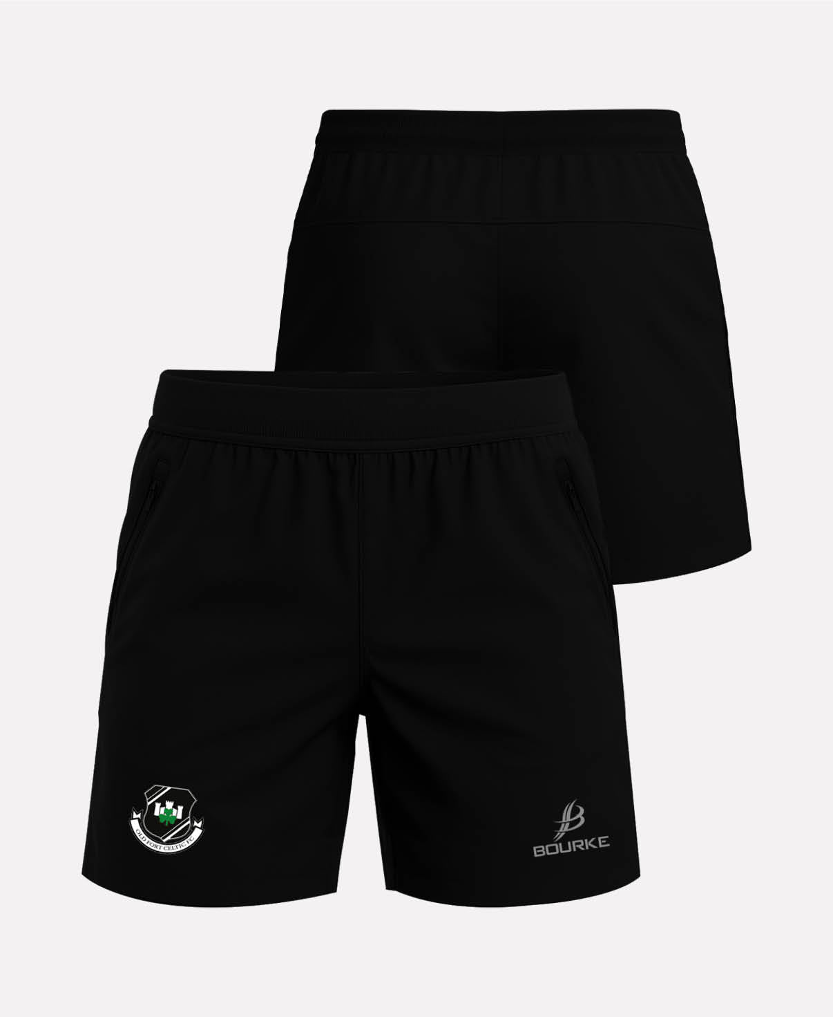 Old Fort Celtic FC FORTIS Gym Shorts (Black)