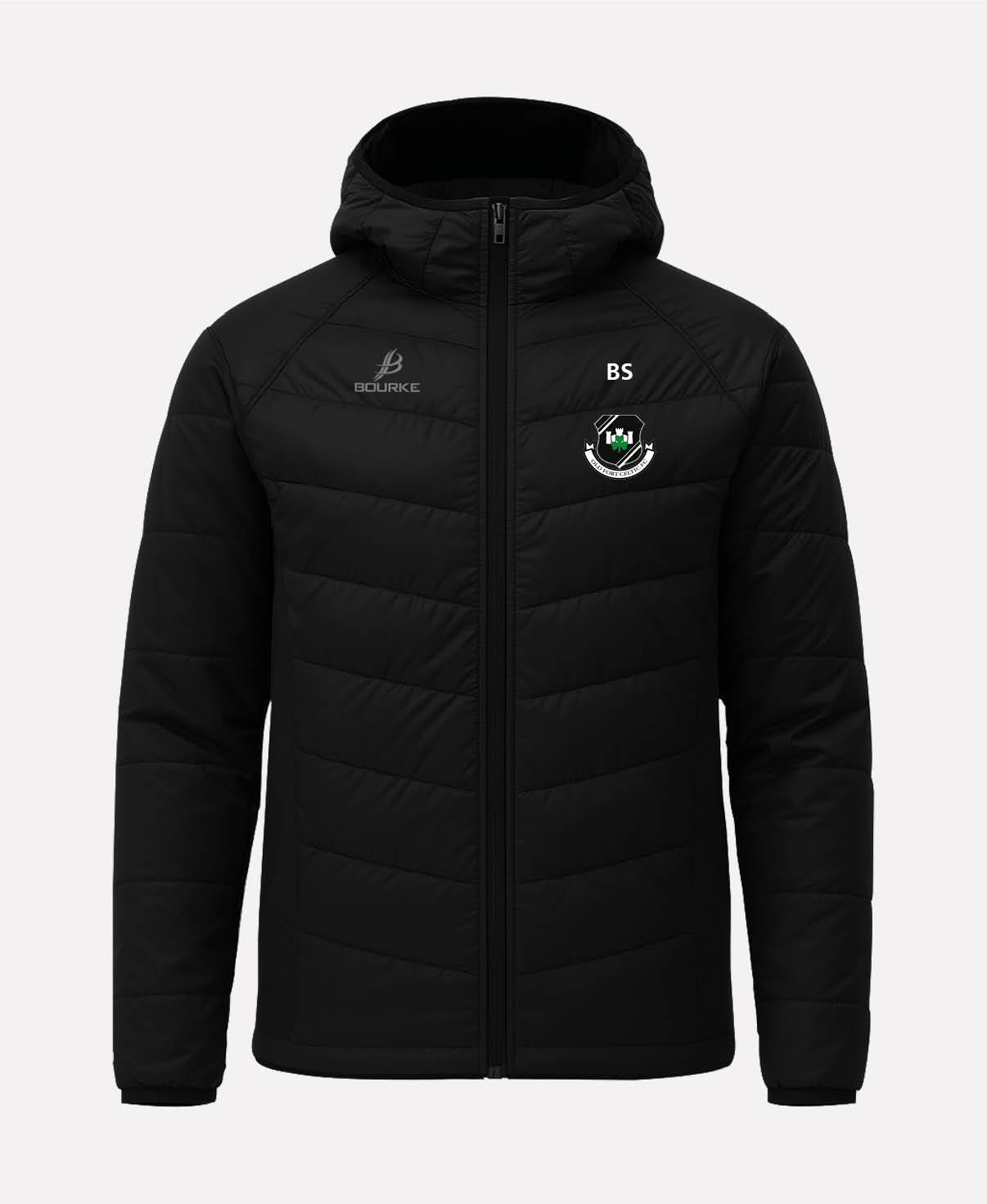 Old Fort Celtic FC FORTIS Hooded Jacket (Black)
