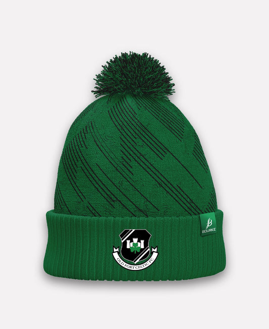 Old Fort Celtic FC BARR Bobble Hat (Green/Black)