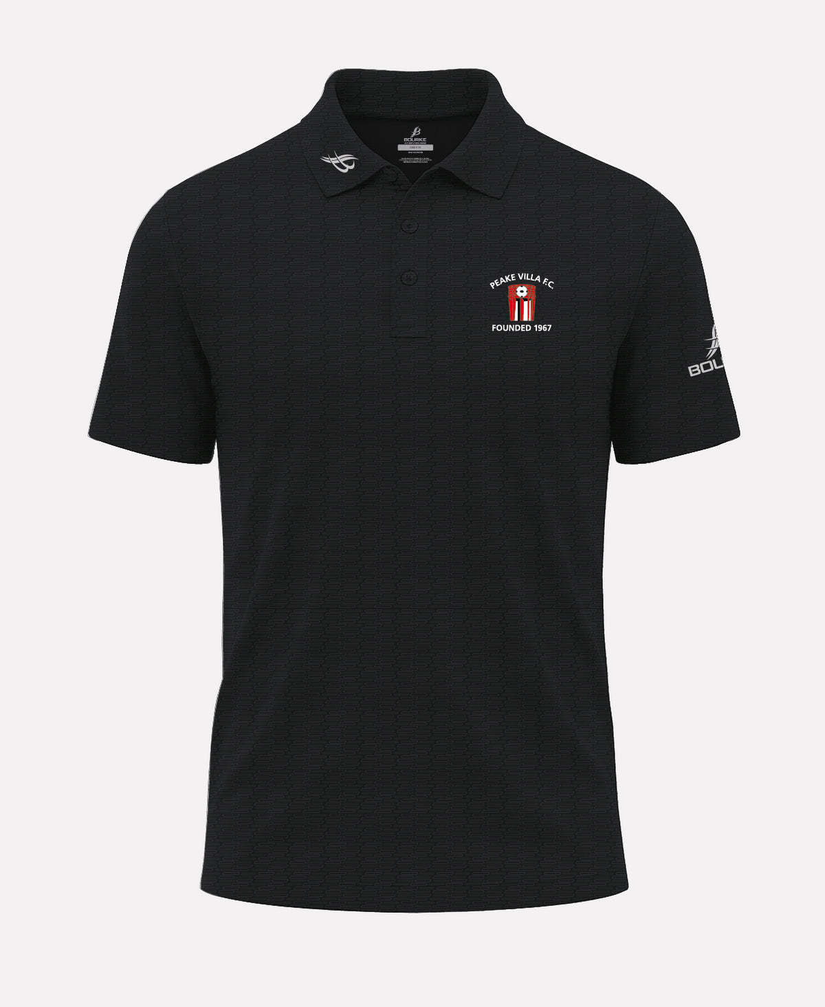 Peake Villa FC SORA Polo Shirt (Black)