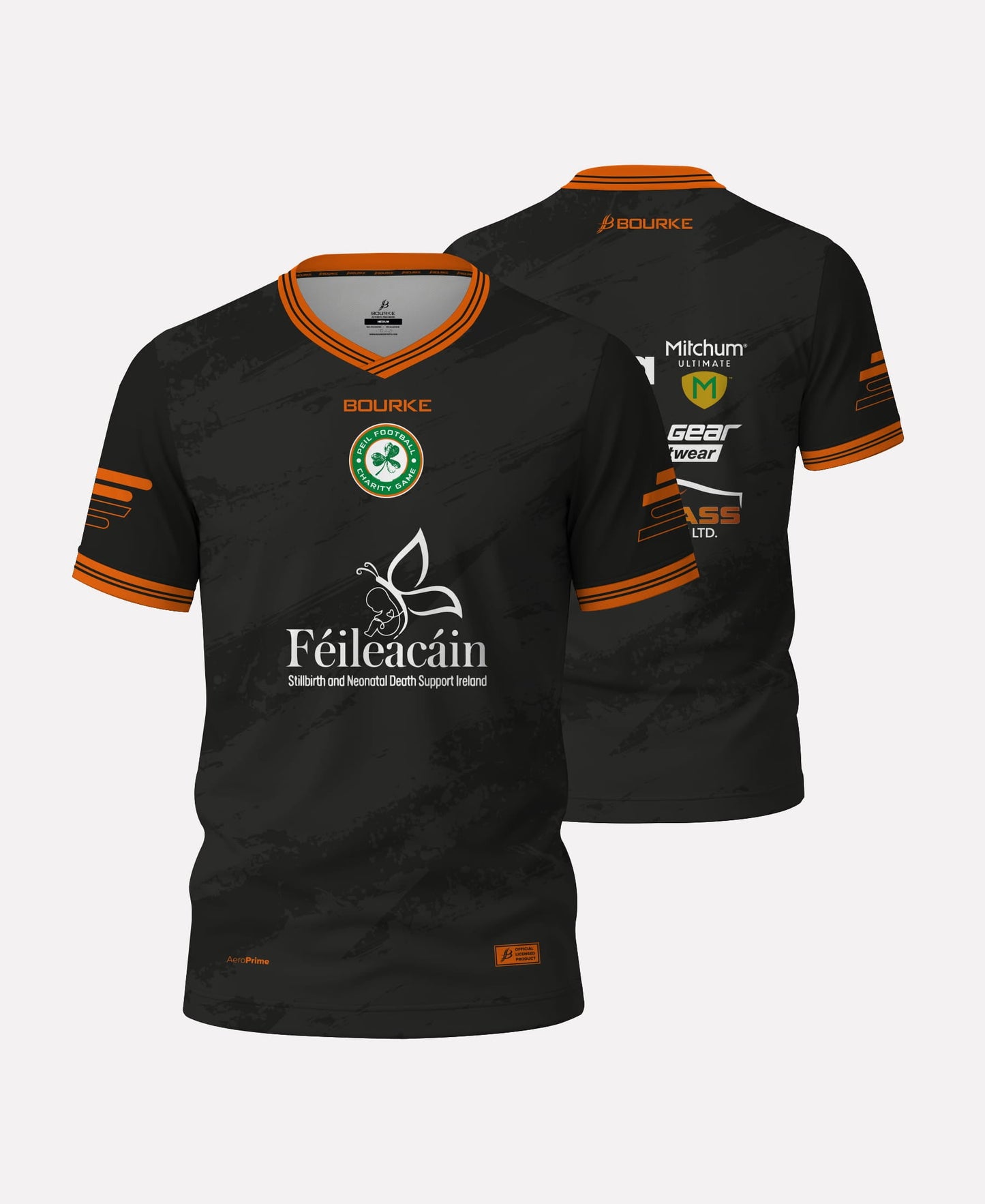 Peil Football Goalie Jersey 2026 (Black/Orange)