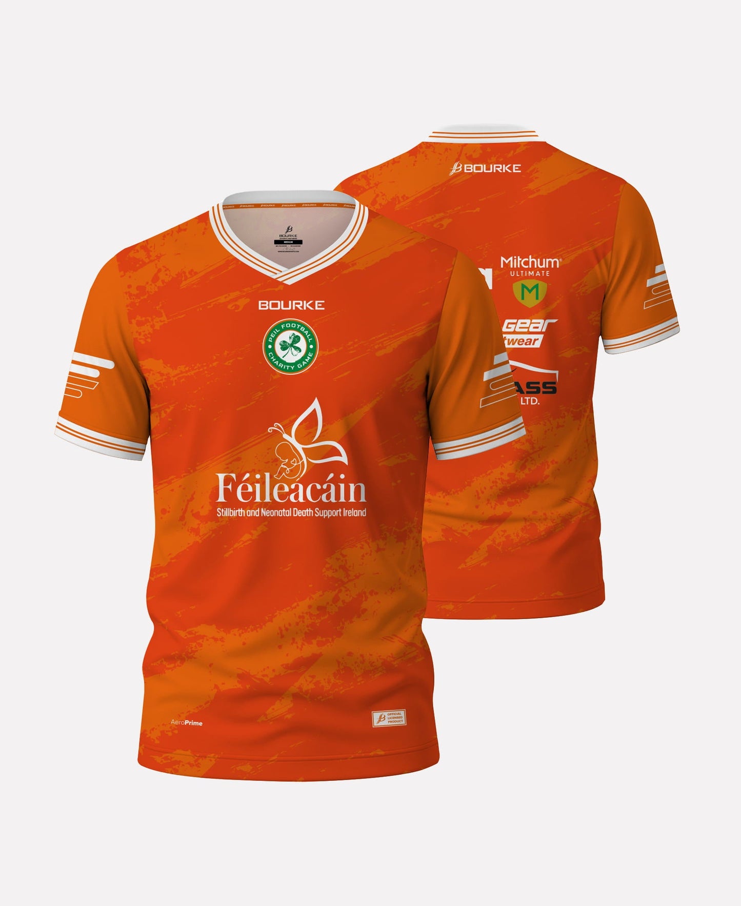 Peil Football Jersey 2026 (Orange/White)