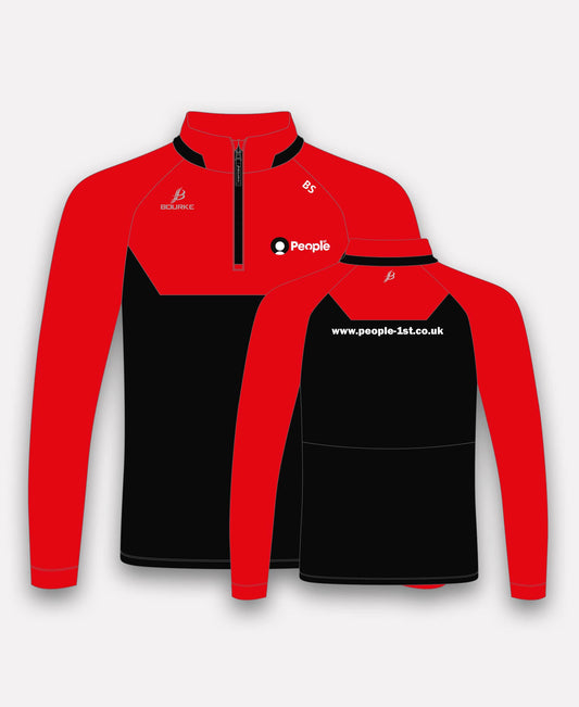 People 1st BARR Half Zip (Black/Red)