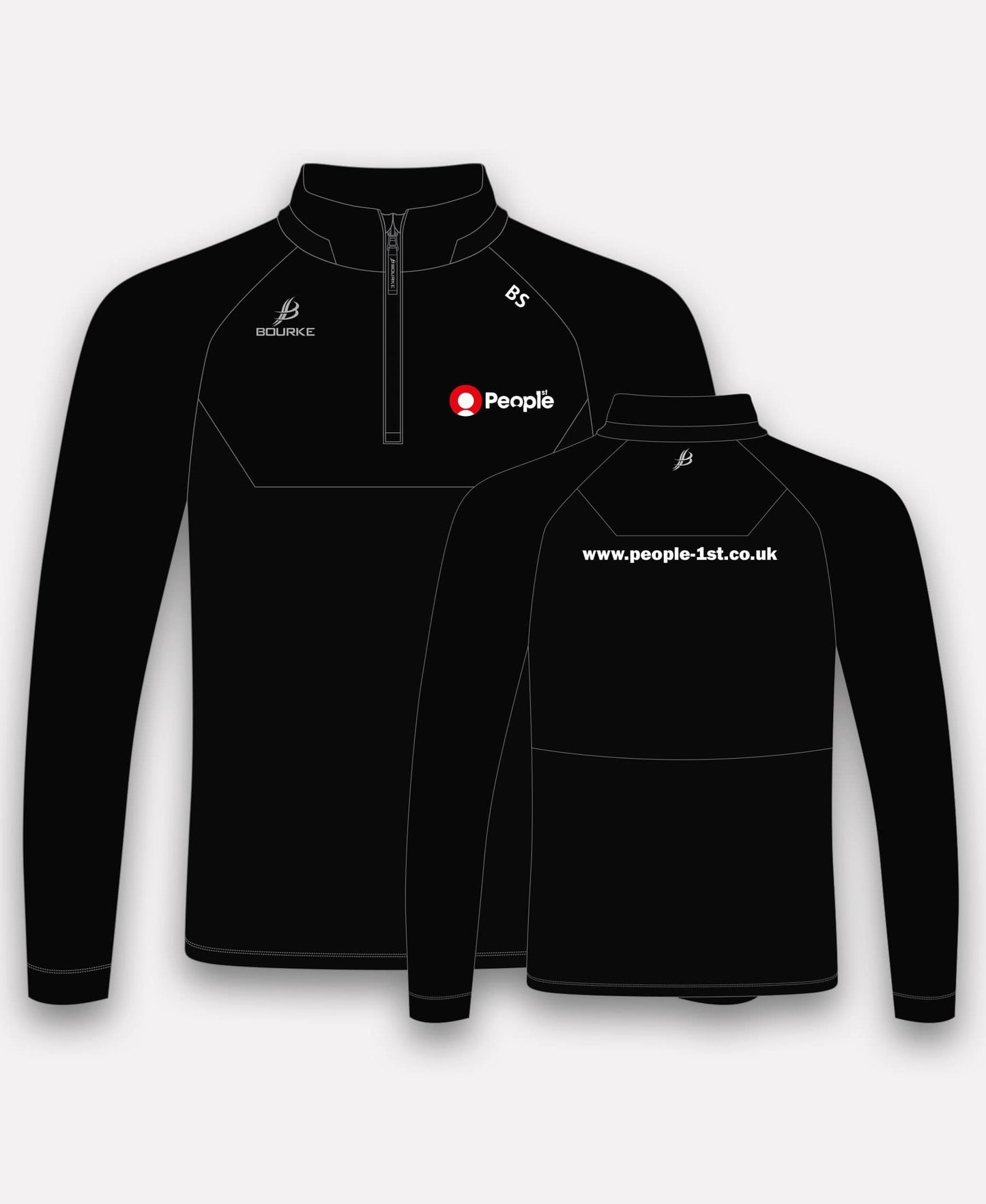 People 1st BARR Half Zip (Black)