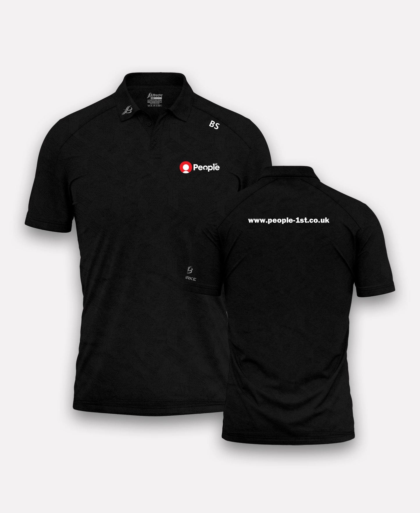 People 1st BARR Polo Shirt (Black)