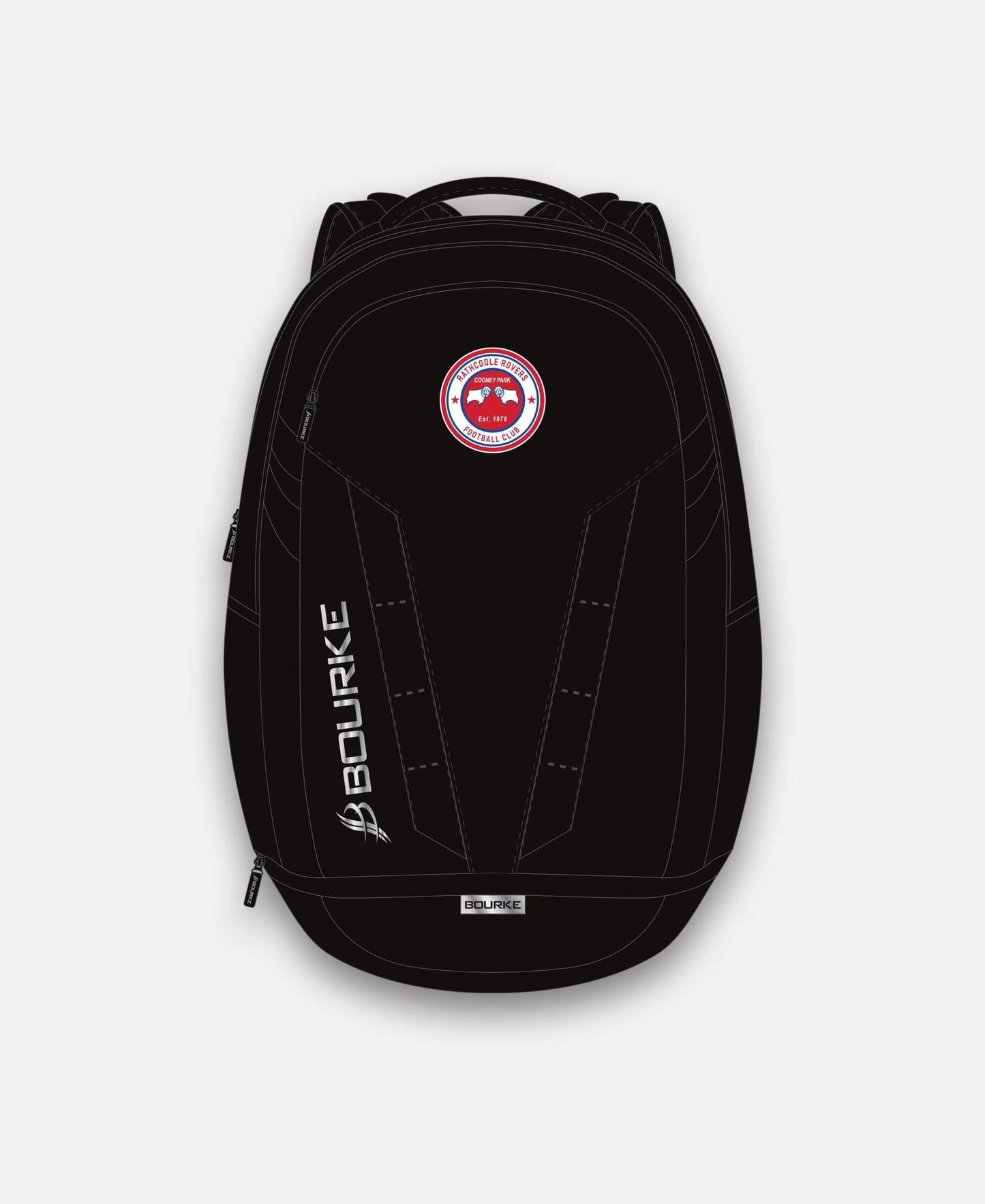 Rathcoole Rovers FC CROGA Backpack (Black)