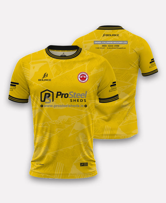 Rathcoole Rovers FC U15 AWAY Goalkeeper Jersey (Yellow)