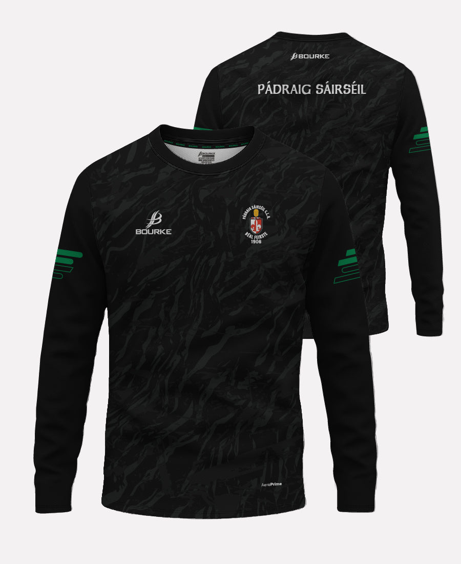 Sarsfields GAA Belfast Training Warm Up Crew Neck 26/27 (Black)
