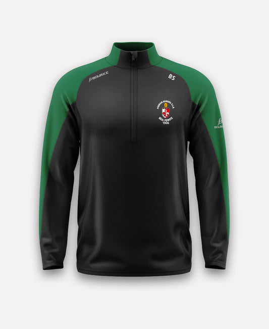 Sarsfields GAA Belfast FORTIS Half Zip (Black/Green)