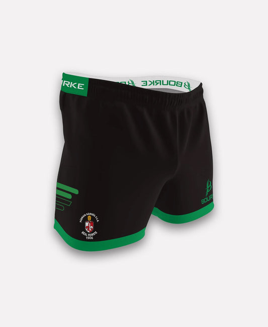 Sarsfields GAA Belfast Flex Shorts (Black/Green)