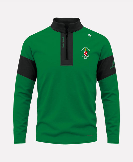 Sarsfields GAA Belfast TEASRA Half Zip (Black/Green)