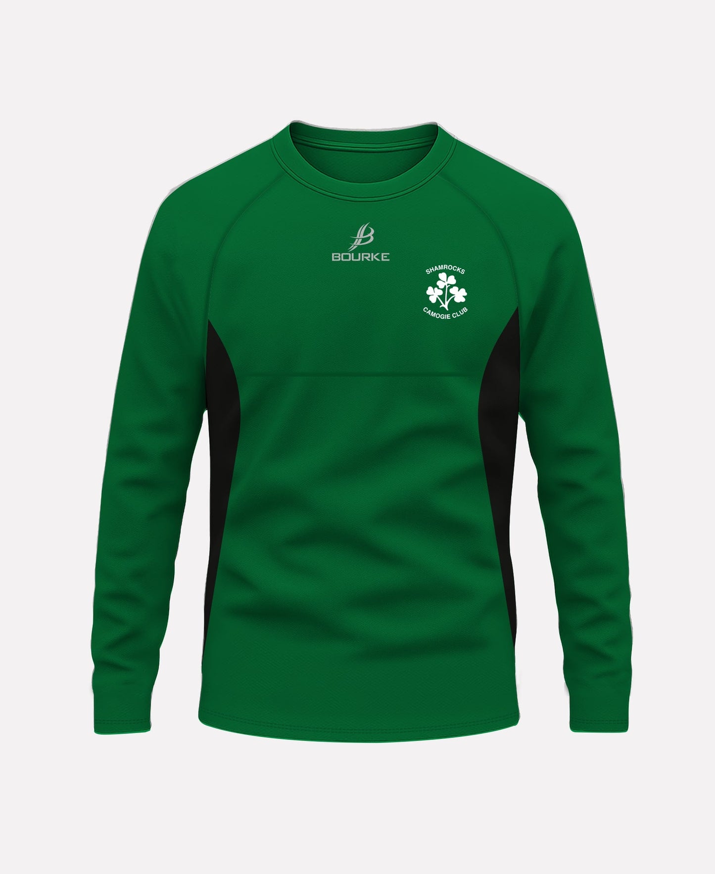 Shamrocks Camogie Galway BARR Crew Neck (Green/Black)