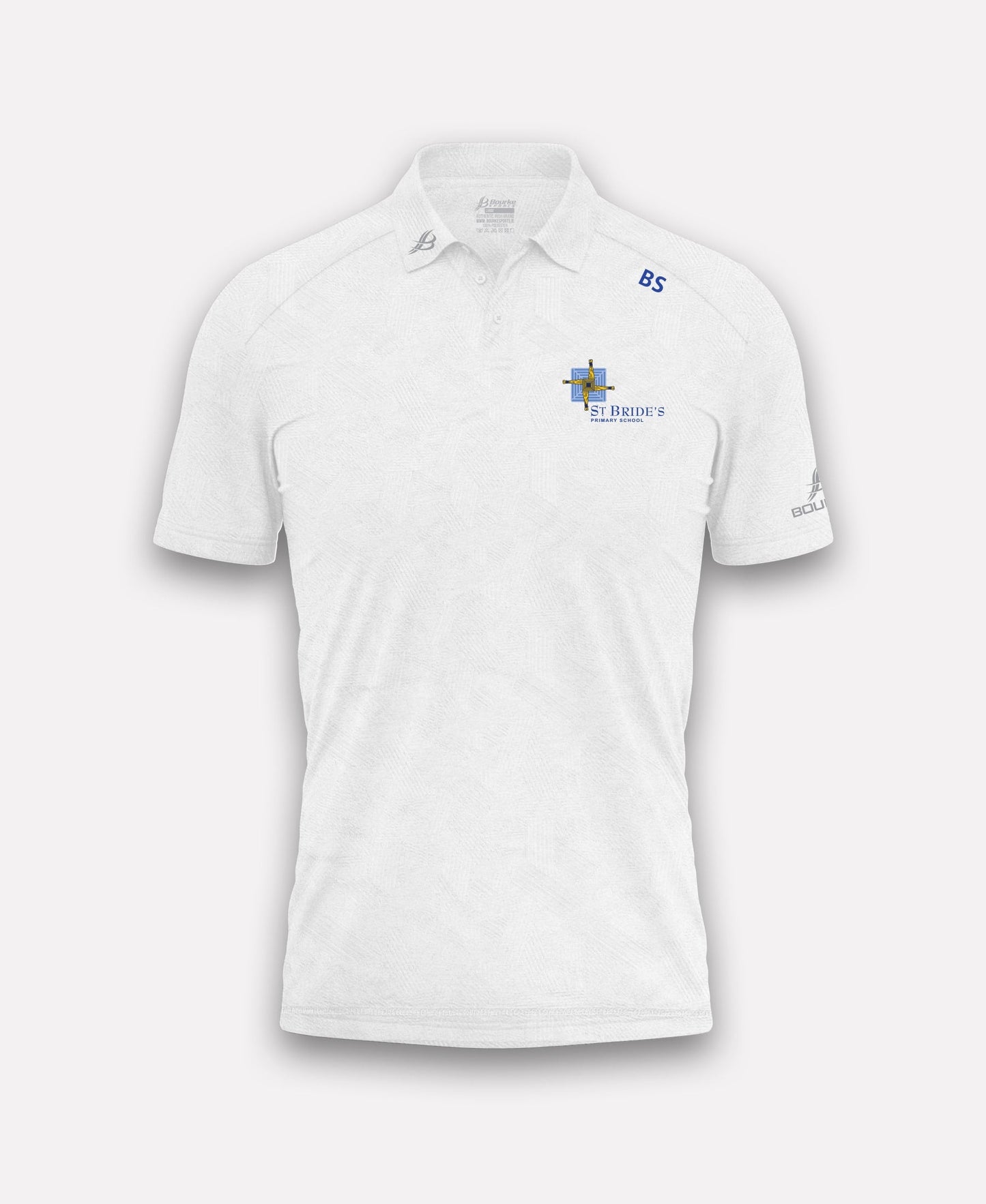 St. Bride's PS Belfast BARR Polo Shirt (White)
