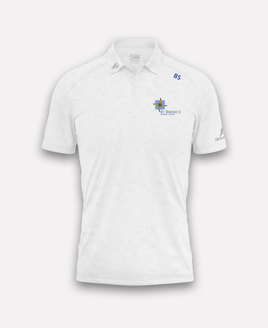 St. Bride's PS Belfast BARR Polo Shirt (White)