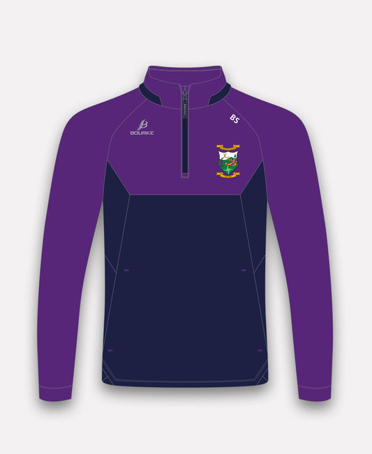 St Brigids Camogie (Laois) BARR Half Zip (Navy/Purple)