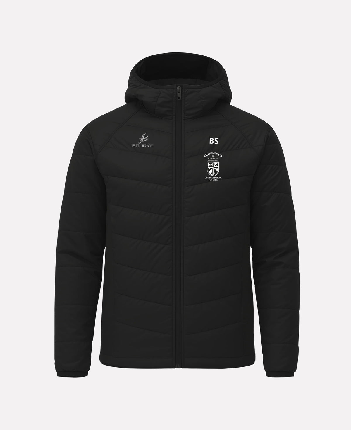St Dominics Grammer School STAFF FORTIS Hooded Jacket (Black)
