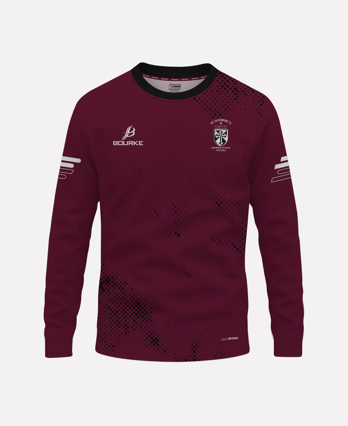 St Dominics Grammer School STAFF Warm Up Crew Neck 26/27 (Maroon)