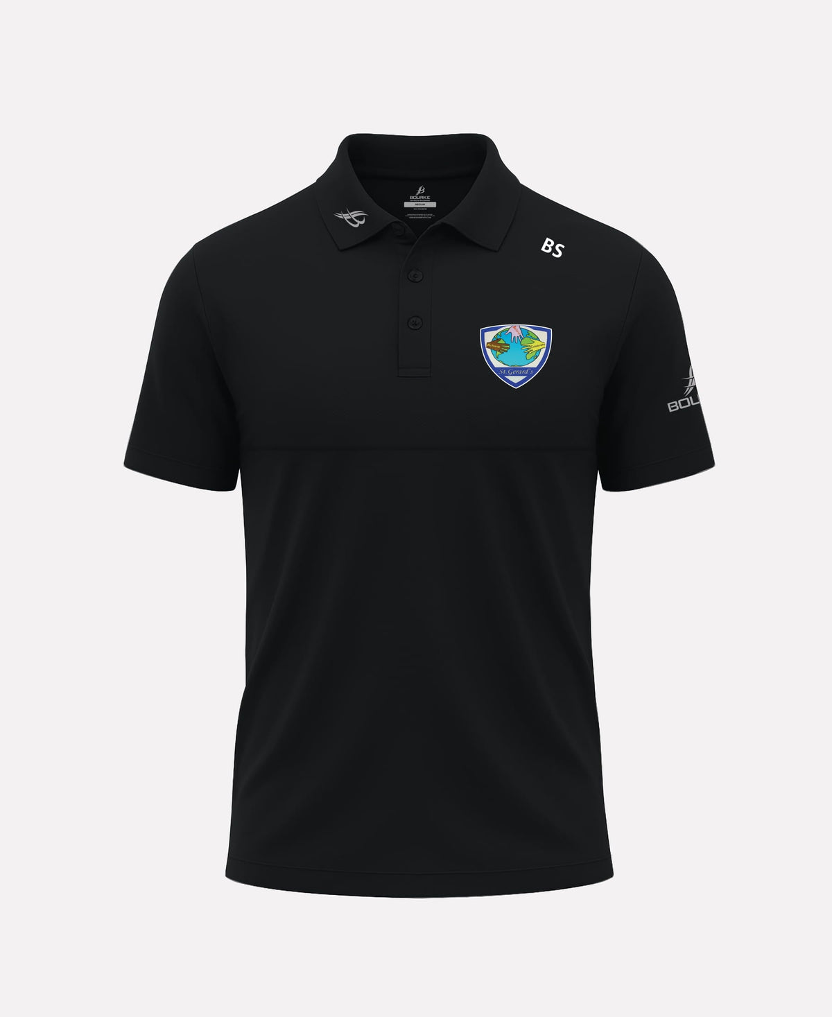 St Gerards School Belfast STAFF FORTIS Polo Shirt (Black)