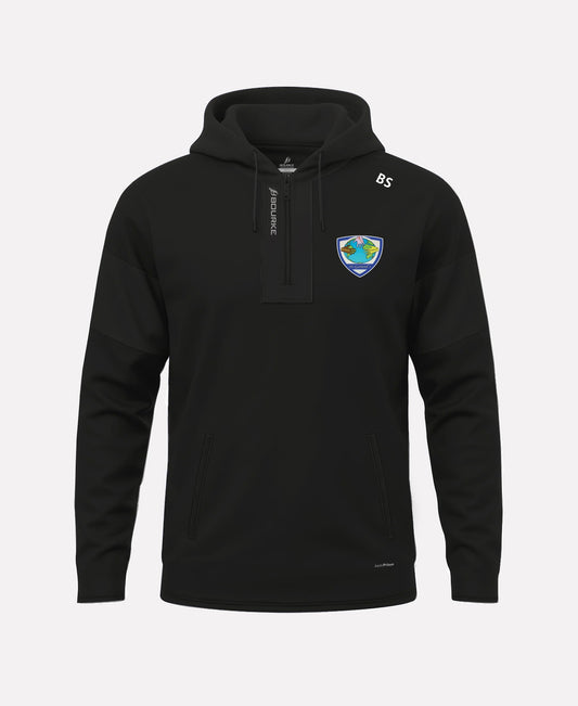 St Gerards School Belfast STAFF TEASRA Half Zip Hoodie (Black)