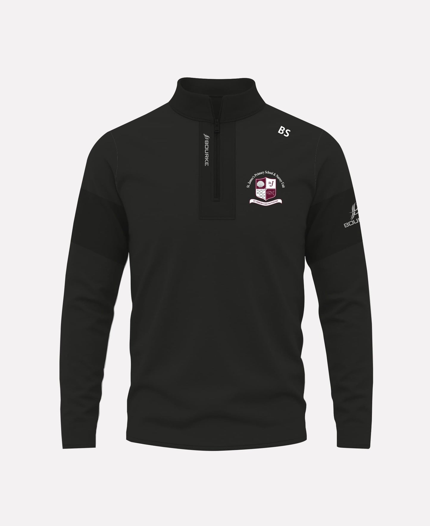 St James PS Rathcoole STAFF TEASRA Half Zip (Black)