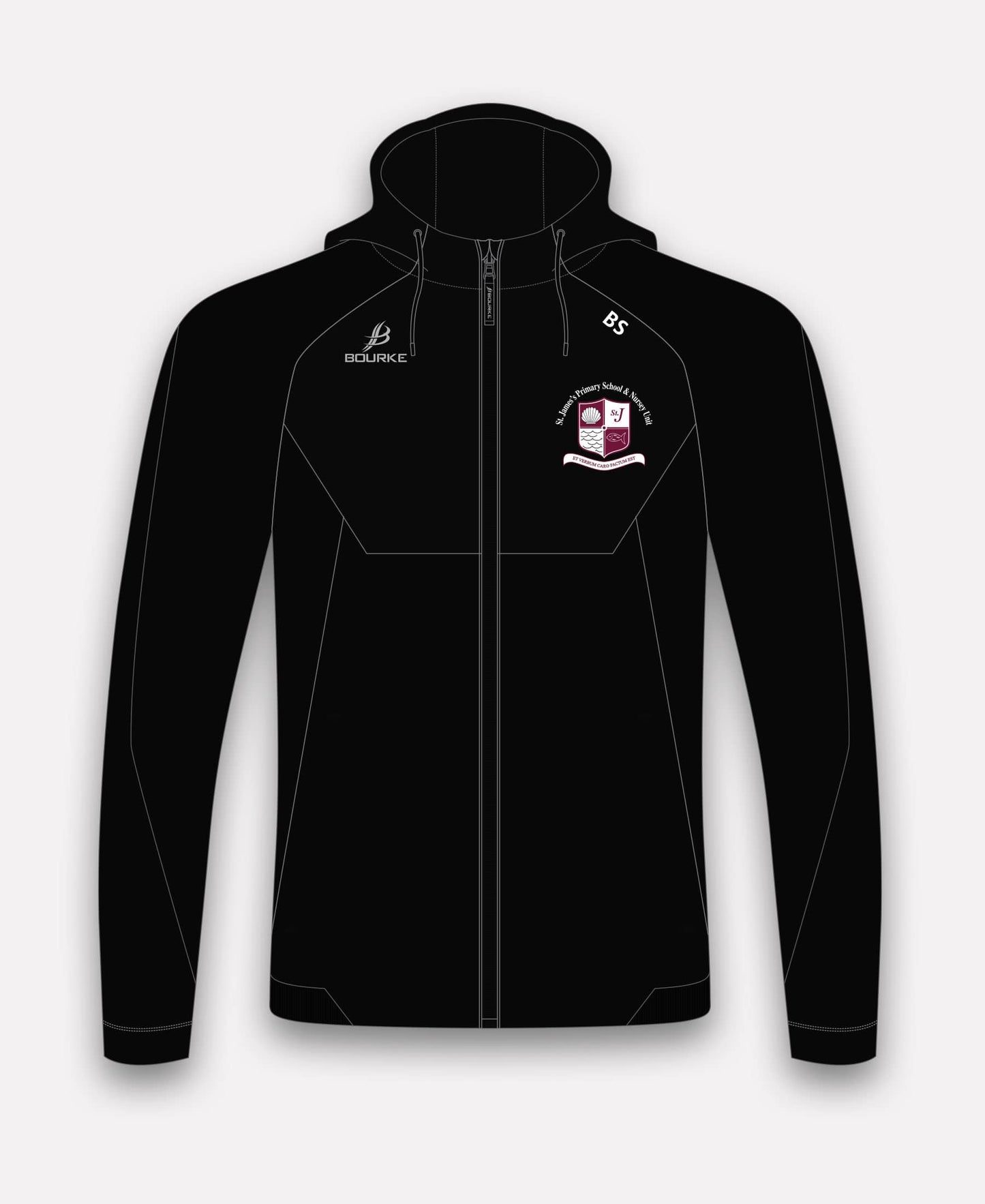 St James PS Rathcoole Staff BARR Hoody (Black)