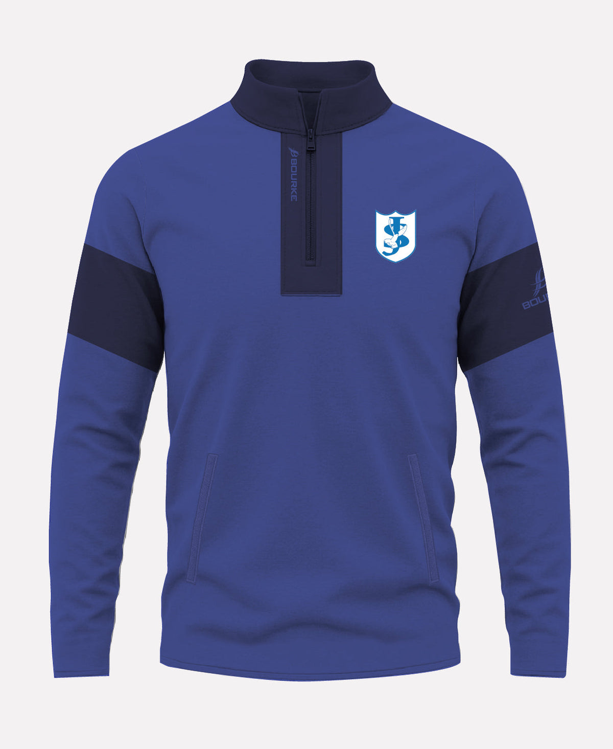 St Josephs PS Belfast STAFF TEASRA Half Zip (Navy/Blue)
