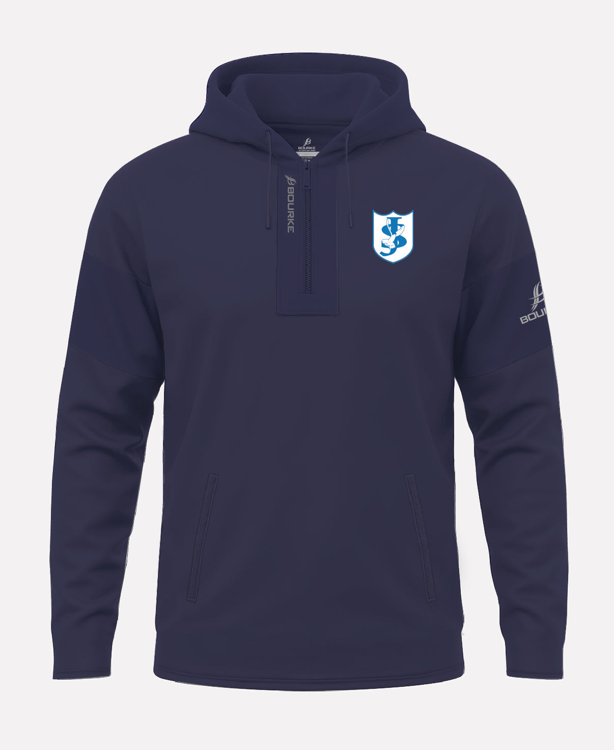 St Josephs PS Belfast STAFF TEASRA Half Zip Hoodie (Navy)