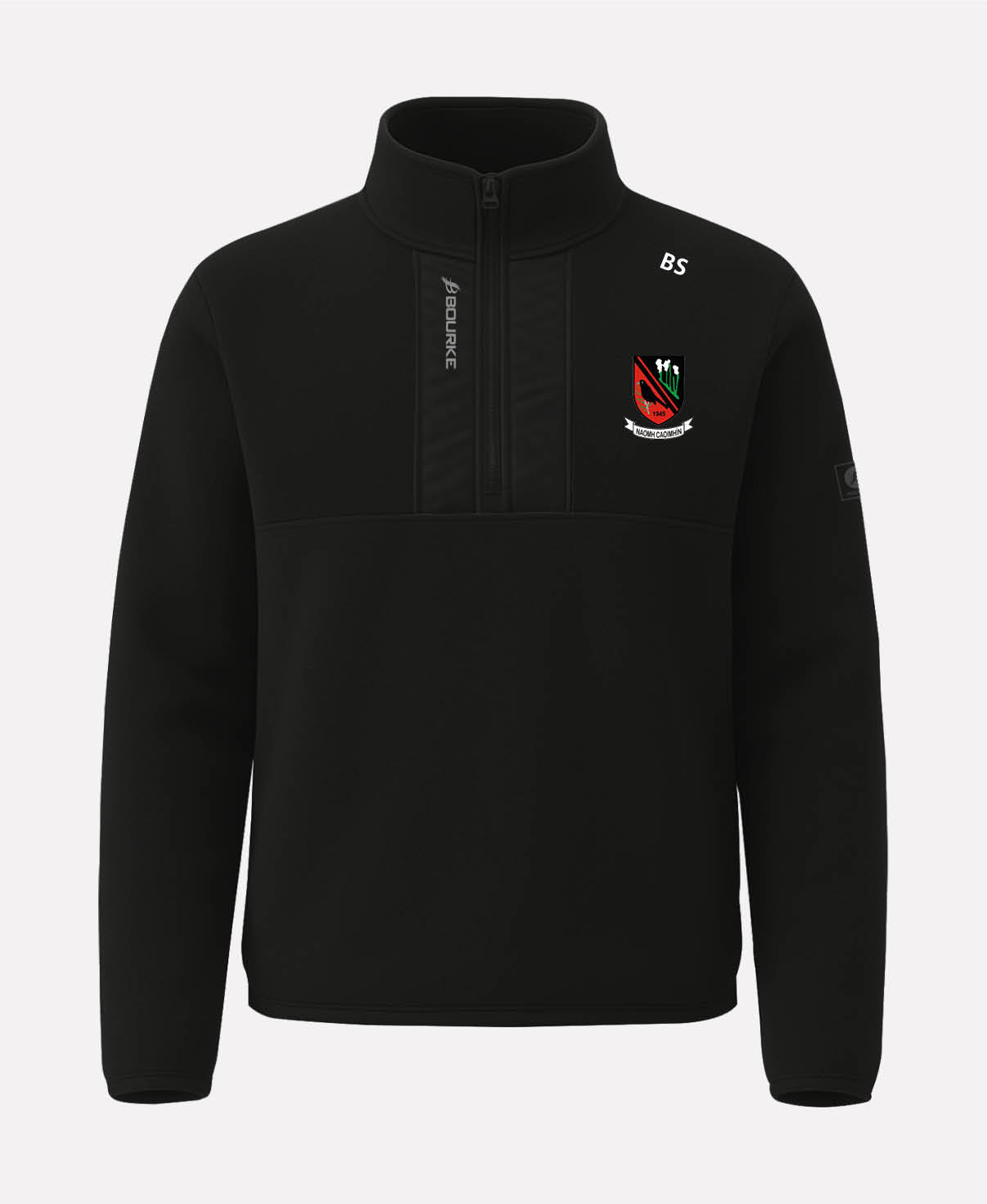 St Kevins GAA TEASRA Half Zip Fleece (Black)