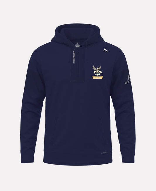 St Michaels Scouts TEASRA Half Zip Hoodie (Navy)